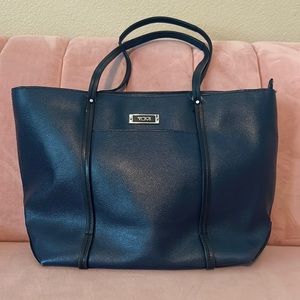 Tumi leather tote bag
